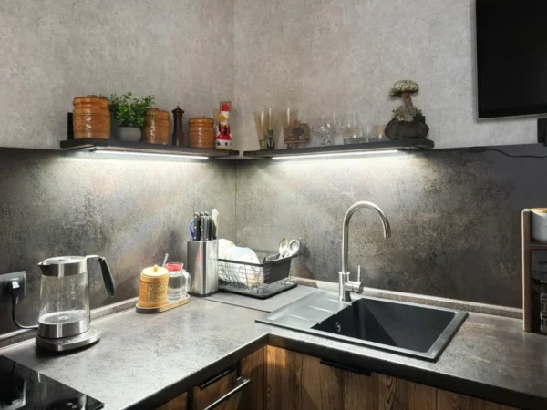 Угловая Кухня ИШ6839: Практичный и Эстетичный Выбор для Лофта